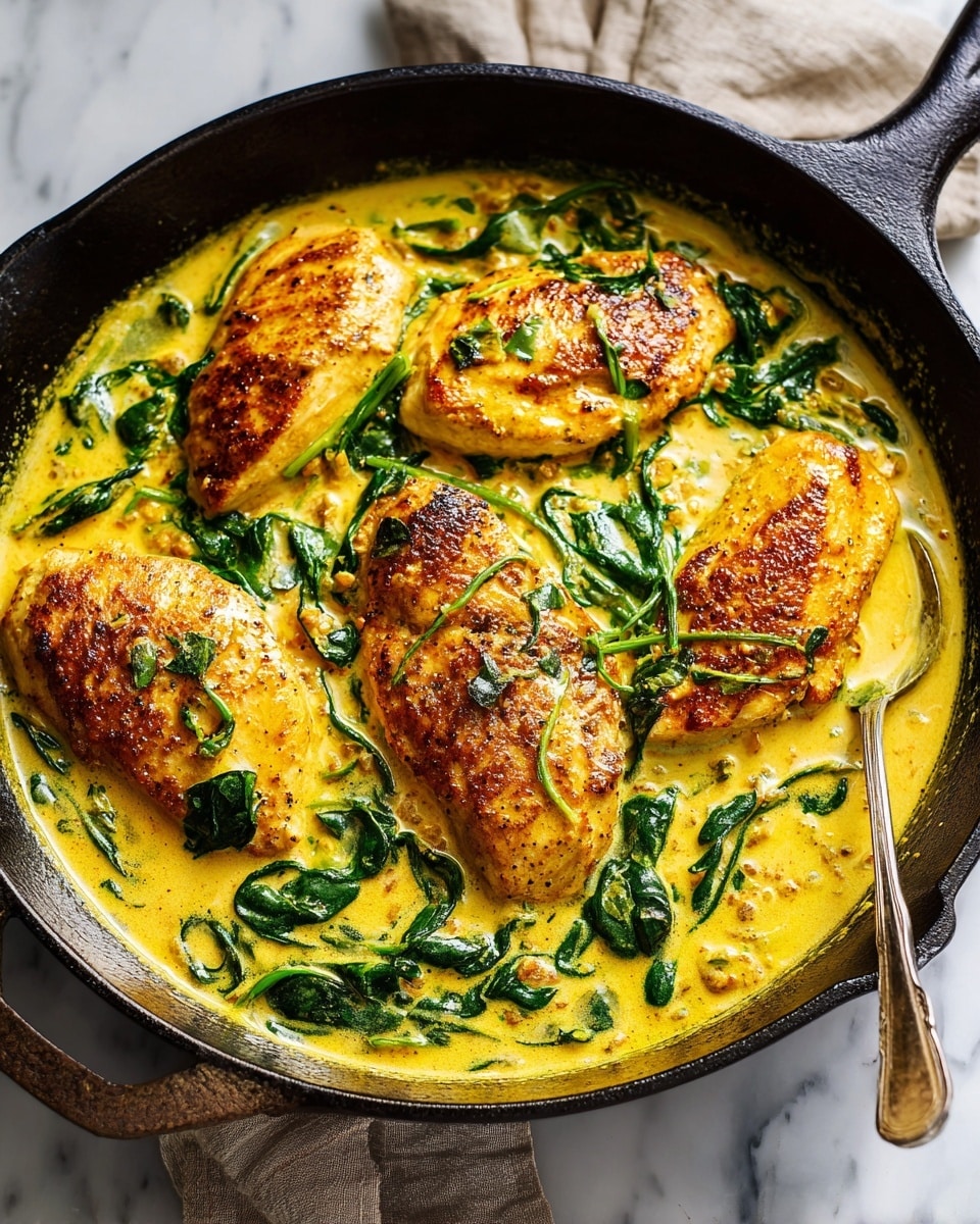 Tuscan Chicken with Saffron Cream Sauce Recipe