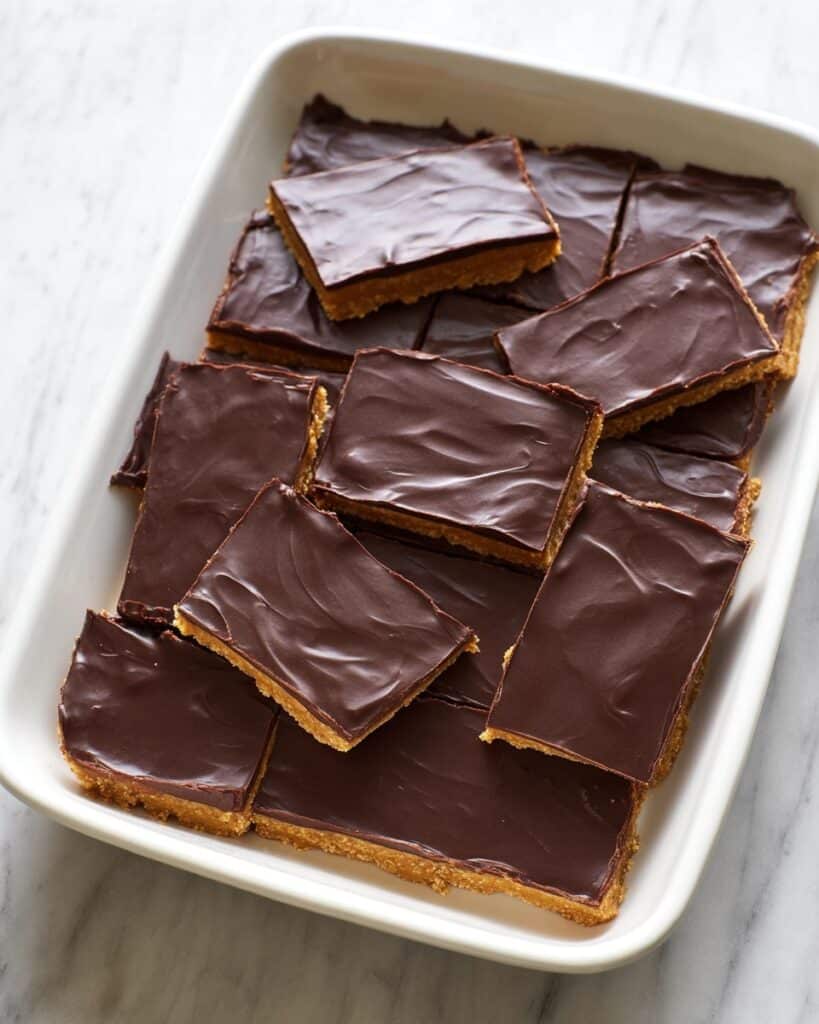 Easy 5-Minute Protein Bars with Peanut Butter and Chocolate Recipe