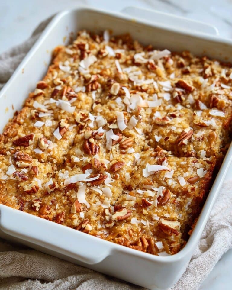 Coconut Pecan Blondies Recipe