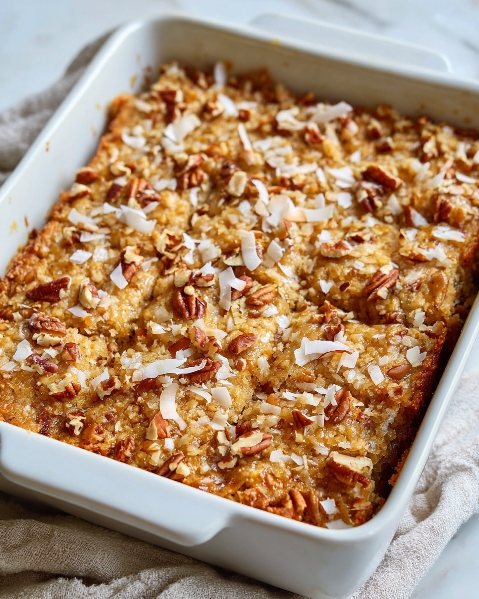 Coconut Pecan Blondies Recipe