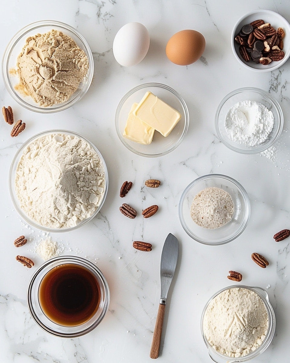 Single white square plate with one slice of coconut and pecan blondie bar, close-up angled view revealing the soft, chewy interior texture studded with shredded coconut flakes and pecan pieces, the golden-brown crust slightly cracked on top, natural light highlighting the moist crumb and nutty details, white marble surface background, styled food blog presentation, photo taken with an iphone --ar 4:5 --v 7