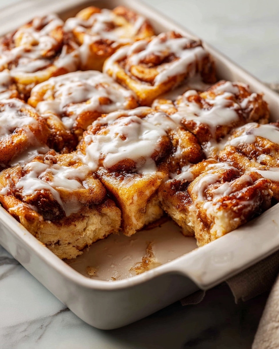 Cinnamon Brown Butter Focaccia with Vanilla Icing Recipe