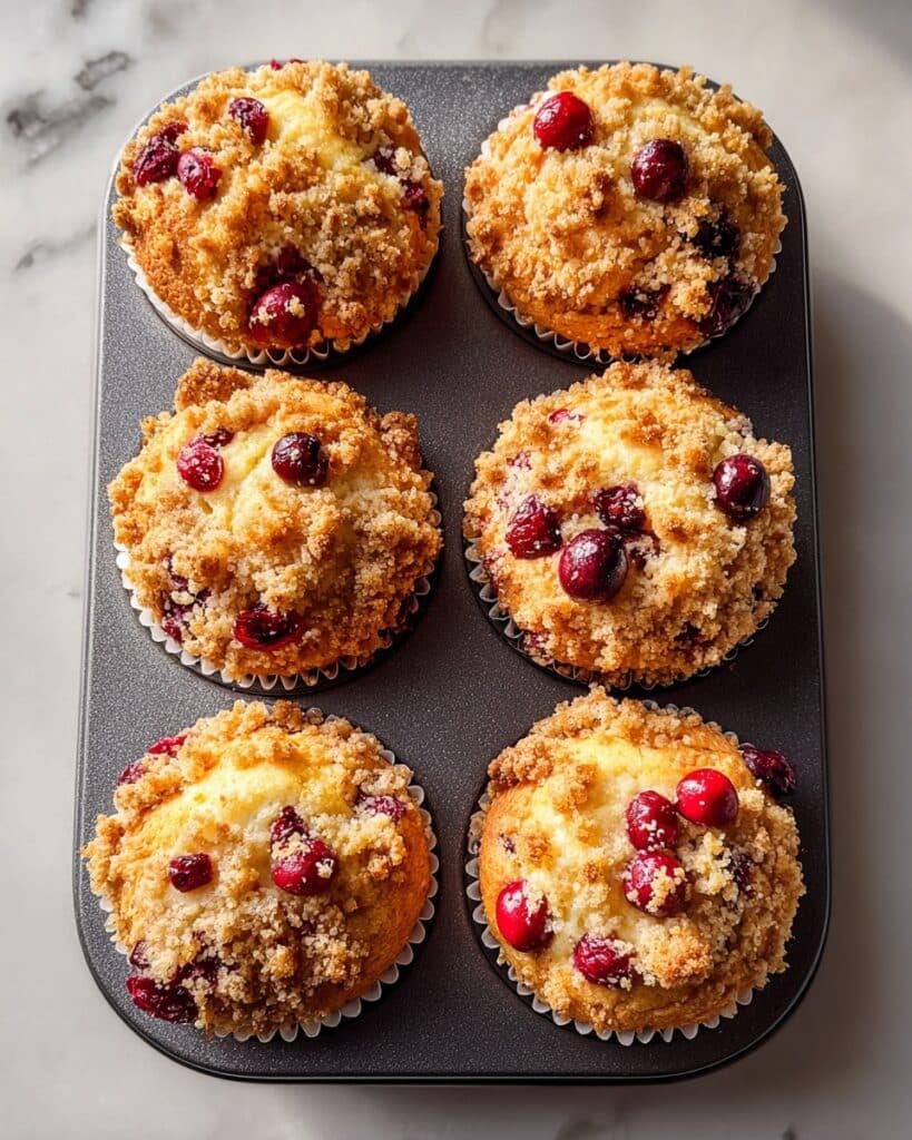 Cozy Cranberry Orange Streusel Muffins Recipe