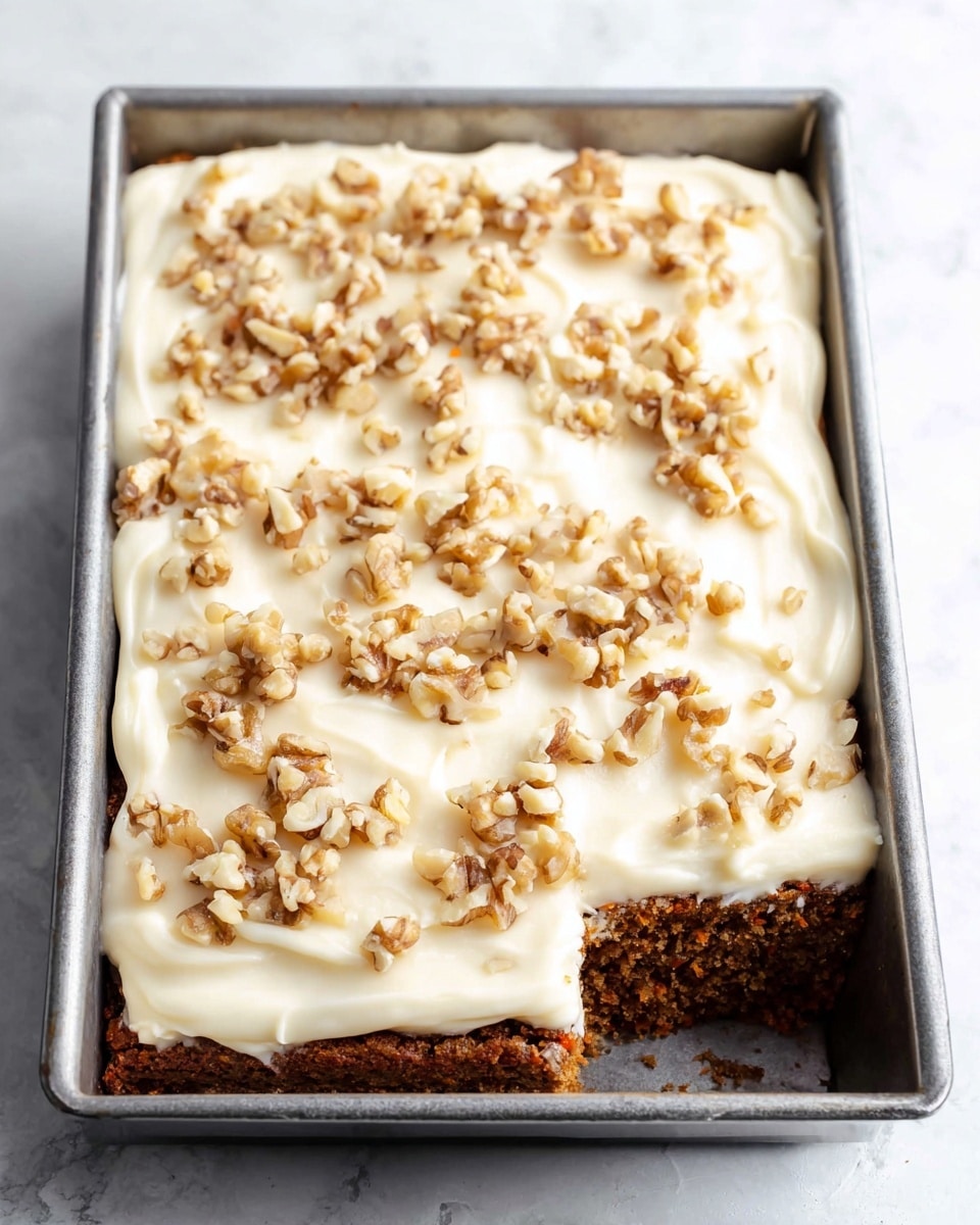 Moist Carrot Cake with Cream Cheese Frosting Recipe