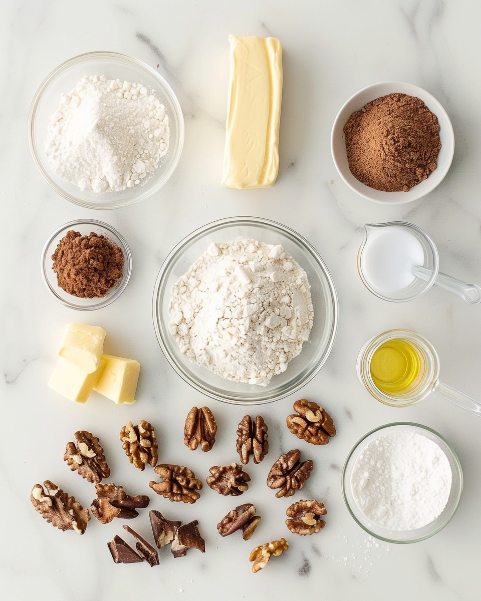 Single white plate showcasing one generously thick chocolate cookie topped with a smooth layer of glossy chocolate frosting and a whole walnut on top, the cookie broken open slightly to reveal a rich, crumbly interior with visible chocolate chunks and nutty textures, angled close-up shot highlighting the moist and dense crumb, all set on a white marble surface with soft natural light, styled food blog serving photo taken with an iphone --ar 4:5 --v 7