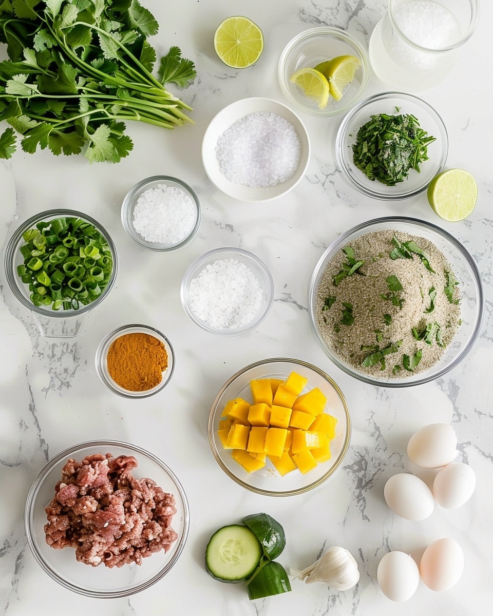 Single white plate with one generous portion of nachos featuring crispy tortilla chips layered with seasoned ground beef, melted cheese, and colorful diced red onion, mango, and fresh jalapeño, topped with vibrant dollops of guacamole and fresh cilantro leaves, a lime wedge placed on the side, close-up angled view highlighting textures of crunchy chips, juicy toppings, and creamy guacamole, natural lighting on white marble surface, styled like a food blog serving ready to eat, photo taken with an iphone --ar 4:5 --v 7