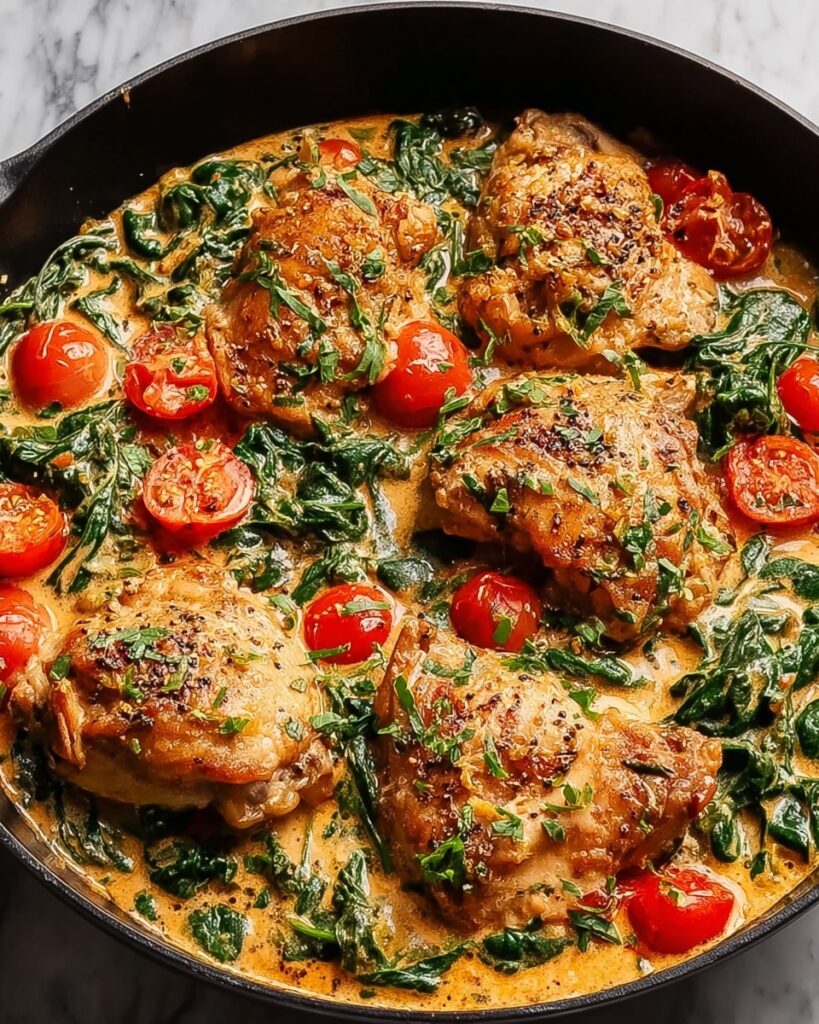 One Pan Creamy Boursin Chicken Recipe