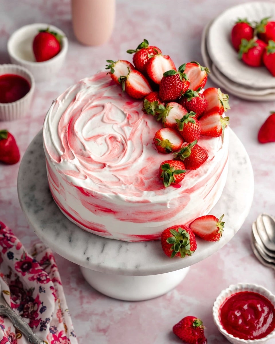 Amazing Strawberry Shortcake Cake Recipe