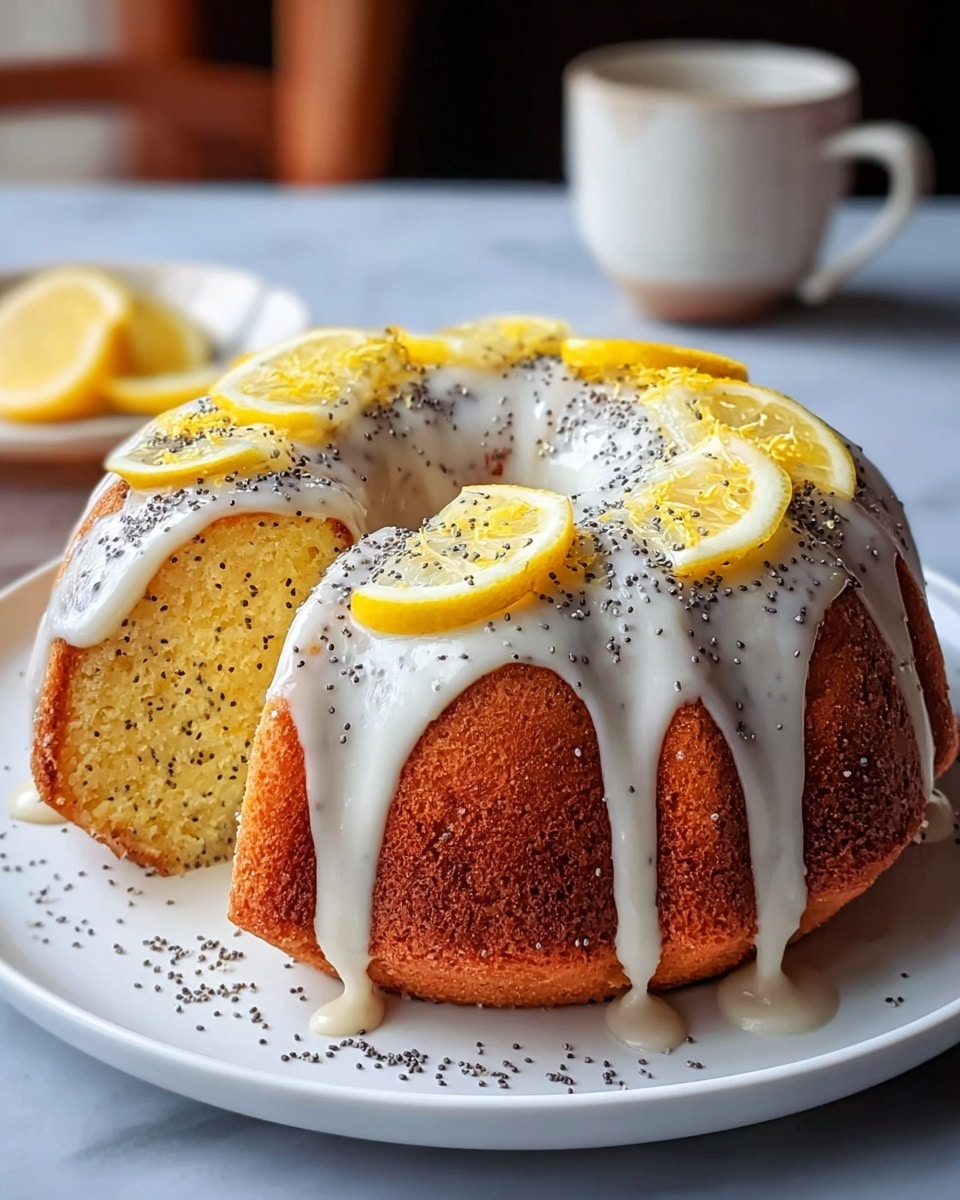 Lemon Poppy Seed Cake (Moist and Zesty) Recipe