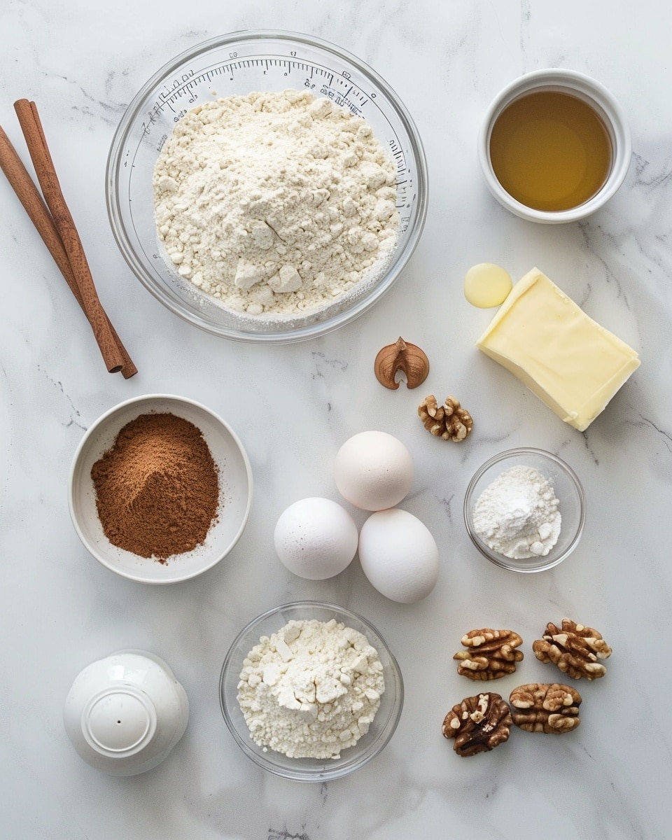 Single white plate holds one thick slice of moist zucchini bread, close-up shot angled to reveal the soft, dense crumb speckled with small chunks of zucchini and chopped walnuts, the golden-brown crust textured with a slightly cracked top, slice positioned on a white marble background, natural light enhancing the earthy tones and interior vegetable pieces, styled as an inviting individual serving from a food blog, photo taken with an iphone --ar 4:5 --v 7