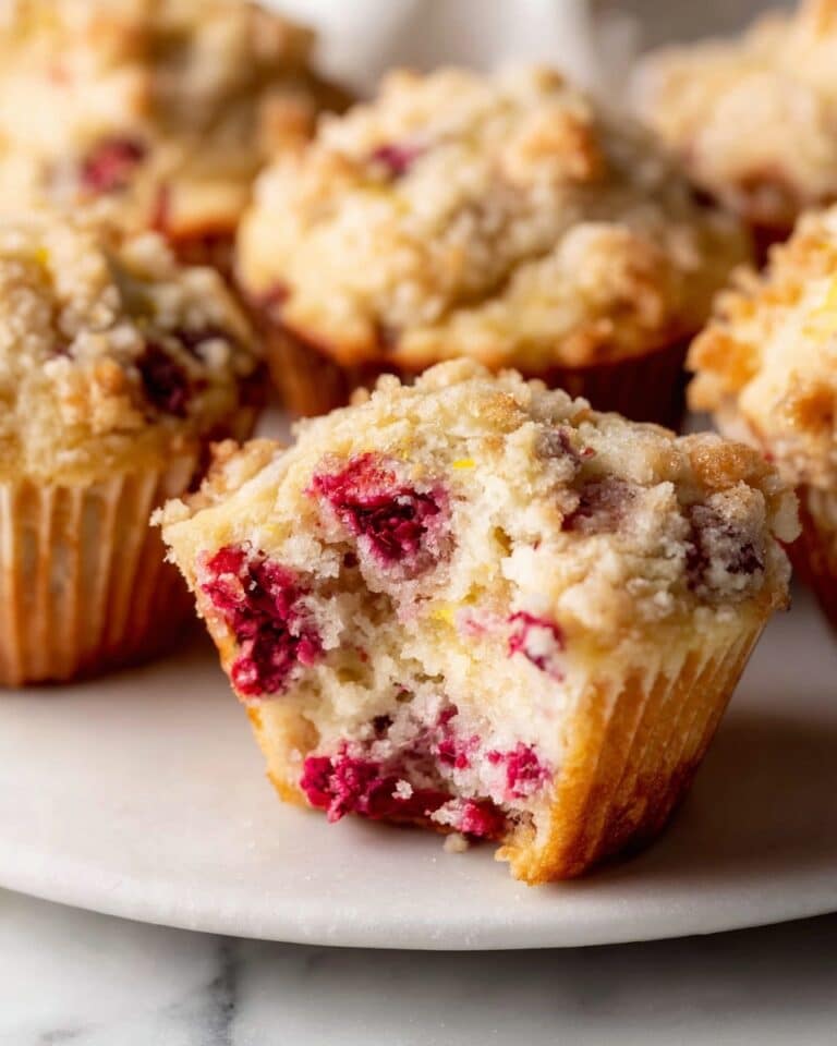 Coconut Lemon Raspberry Muffins Recipe