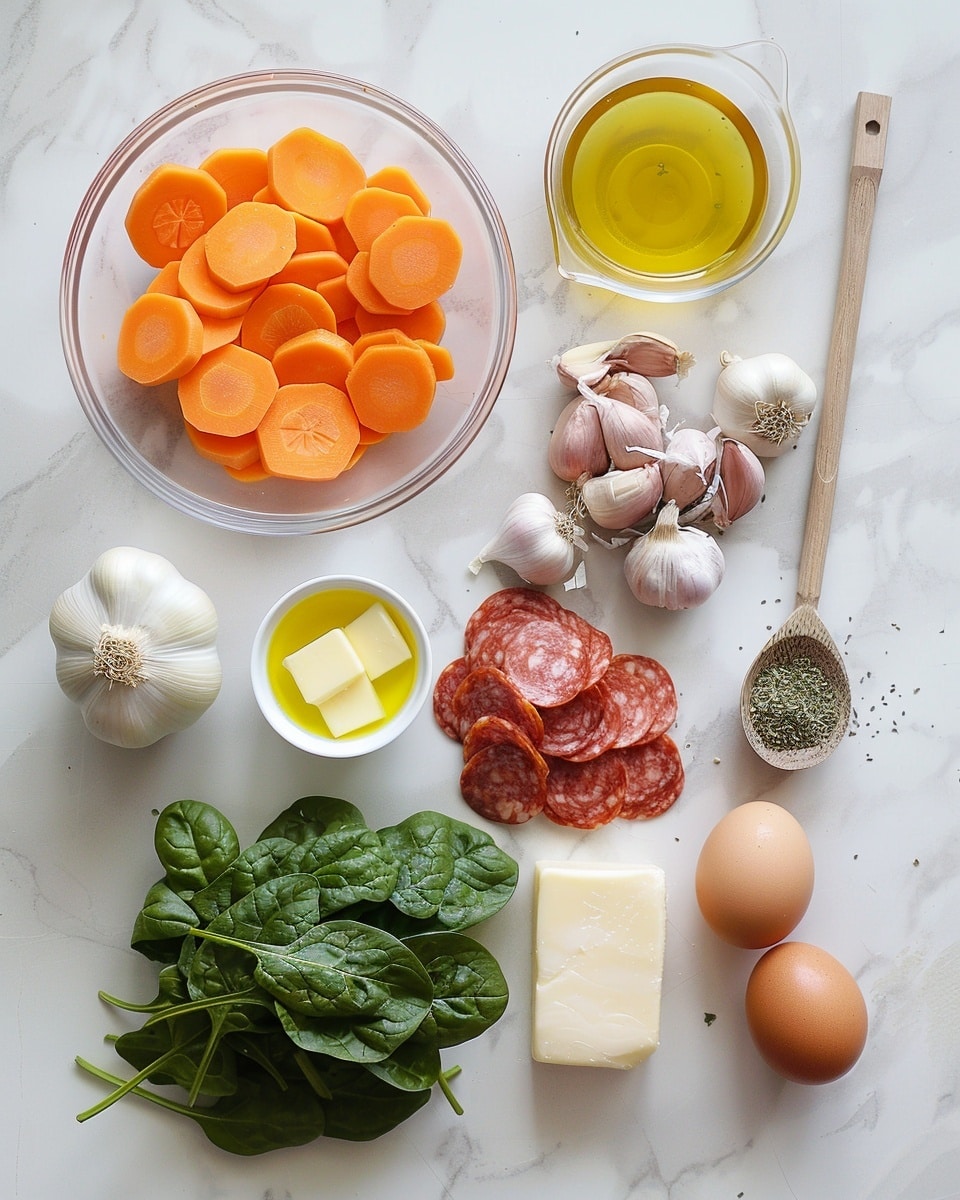 Single white bowl filled with a close-up, intimate serving of creamy tomato-based soup featuring plump ravioli pieces stuffed with cheese, tender ground sausage crumbles, and vibrant wilted spinach leaves, topped with a delicate sprinkle of freshly grated Parmesan cheese, steam gently rising, placed on a white marble surface with natural lighting, styled as a ready-to-eat single portion from a food blog, photo taken with an iphone --ar 4:5 --v 7