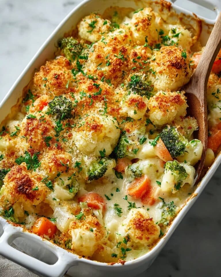 Cheesy Vegetable Casserole Recipe