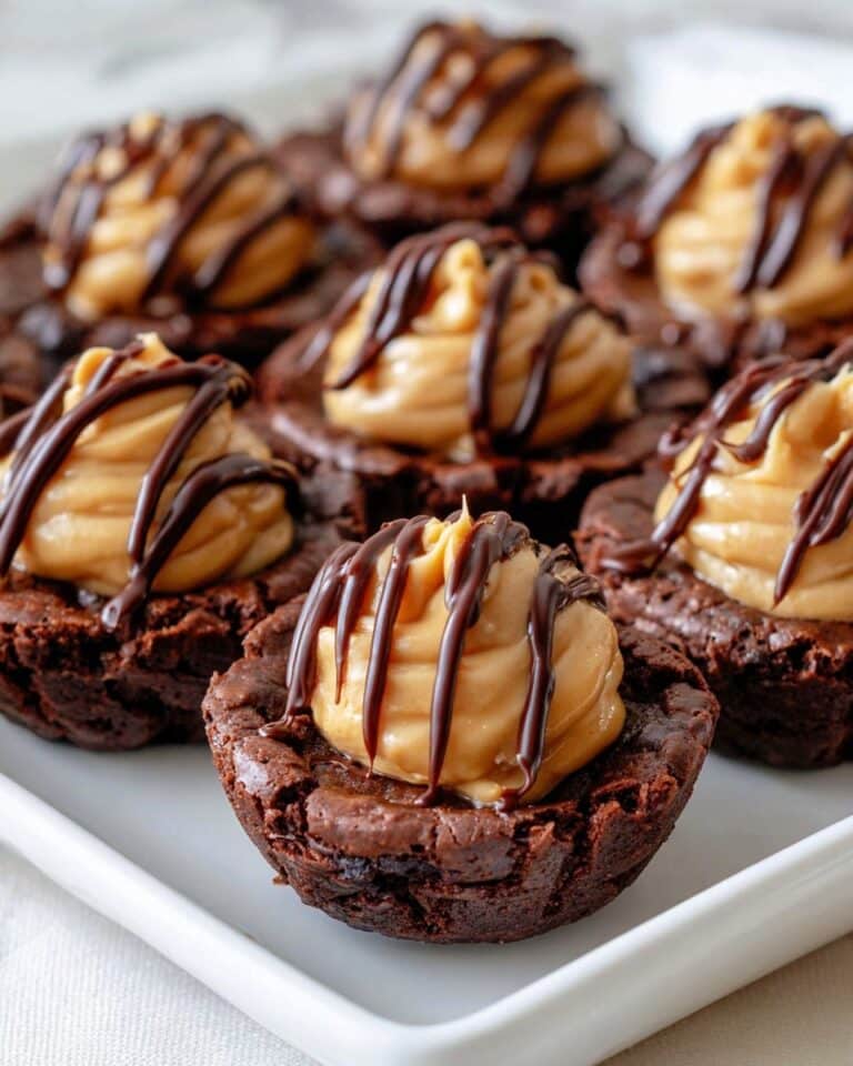 Buckeye Brownie Bites Recipe