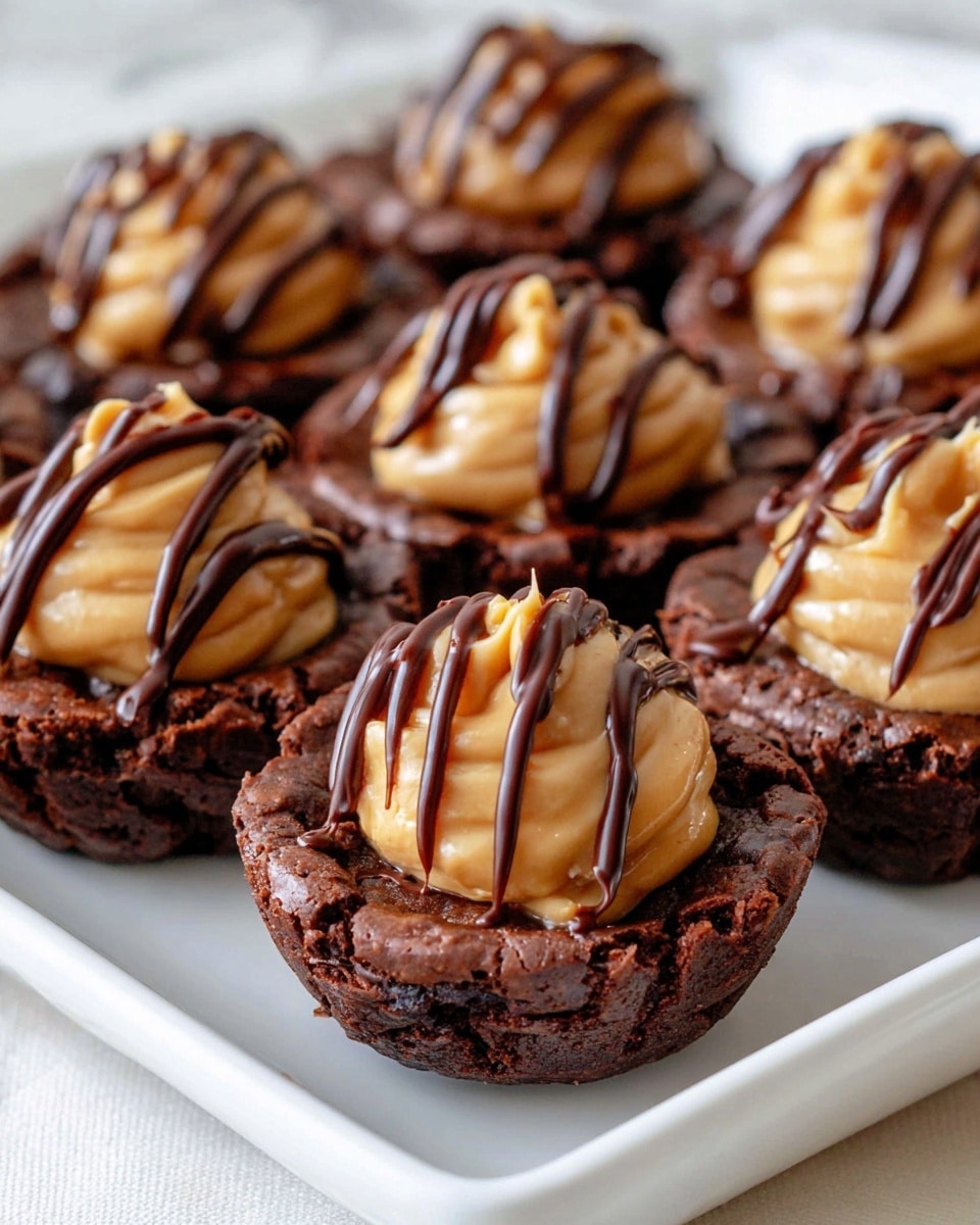Buckeye Brownie Bites Recipe