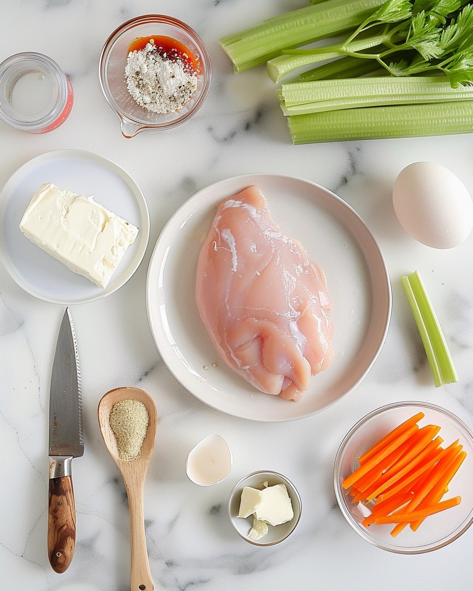 Single white plate featuring one generous portion of cheesy buffalo chicken dip, showcasing creamy shreds of tender chicken enveloped in melted cheddar and cream cheese blend, topped with finely chopped herbs for a pop of color, the rich and velvety texture visible with slight bubbling on top, natural light highlighting the warm orange hues, all set on a white marble surface, styled like an inviting serving from a food blog, photo taken with an iphone --ar 4:5 --v 7