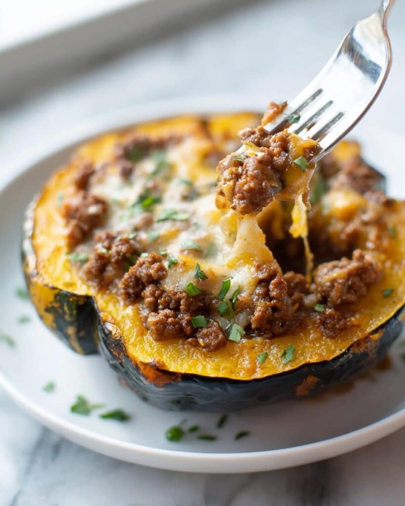 Taco Stuffed Acorn Squash Recipe