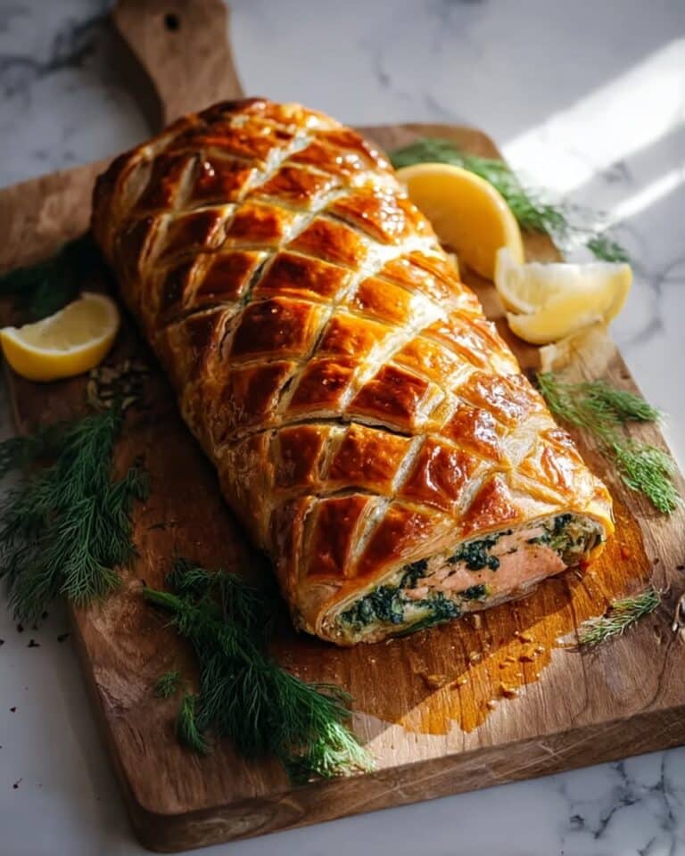 Hairy Bikers Salmon and Spinach En Croute Recipe