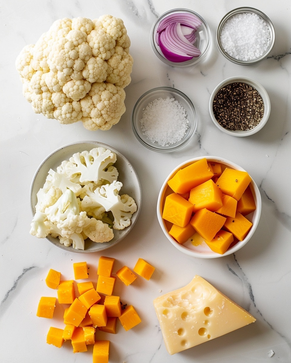 A single white square plate holding a generous plated portion of creamy butternut squash casserole, the top layer bubbled and golden brown with melted cheese and browned edges, fresh chopped parsley sprinkled on top for color contrast, interior layers revealing tender butternut squash cubes coated in a rich cheesy sauce, close-up angled shot emphasizing the texture and layers, plated on a white marble surface under natural lighting, styled like a food blog feature, photo taken with an iphone --ar 4:5 --v 7