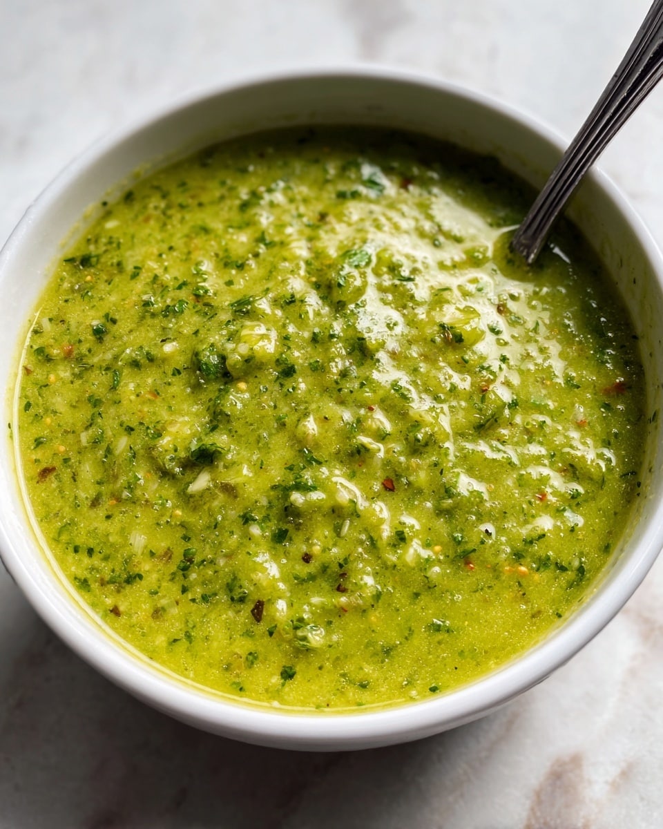 Mexican Avocado Tomatillo Spicy Salsa Recipe