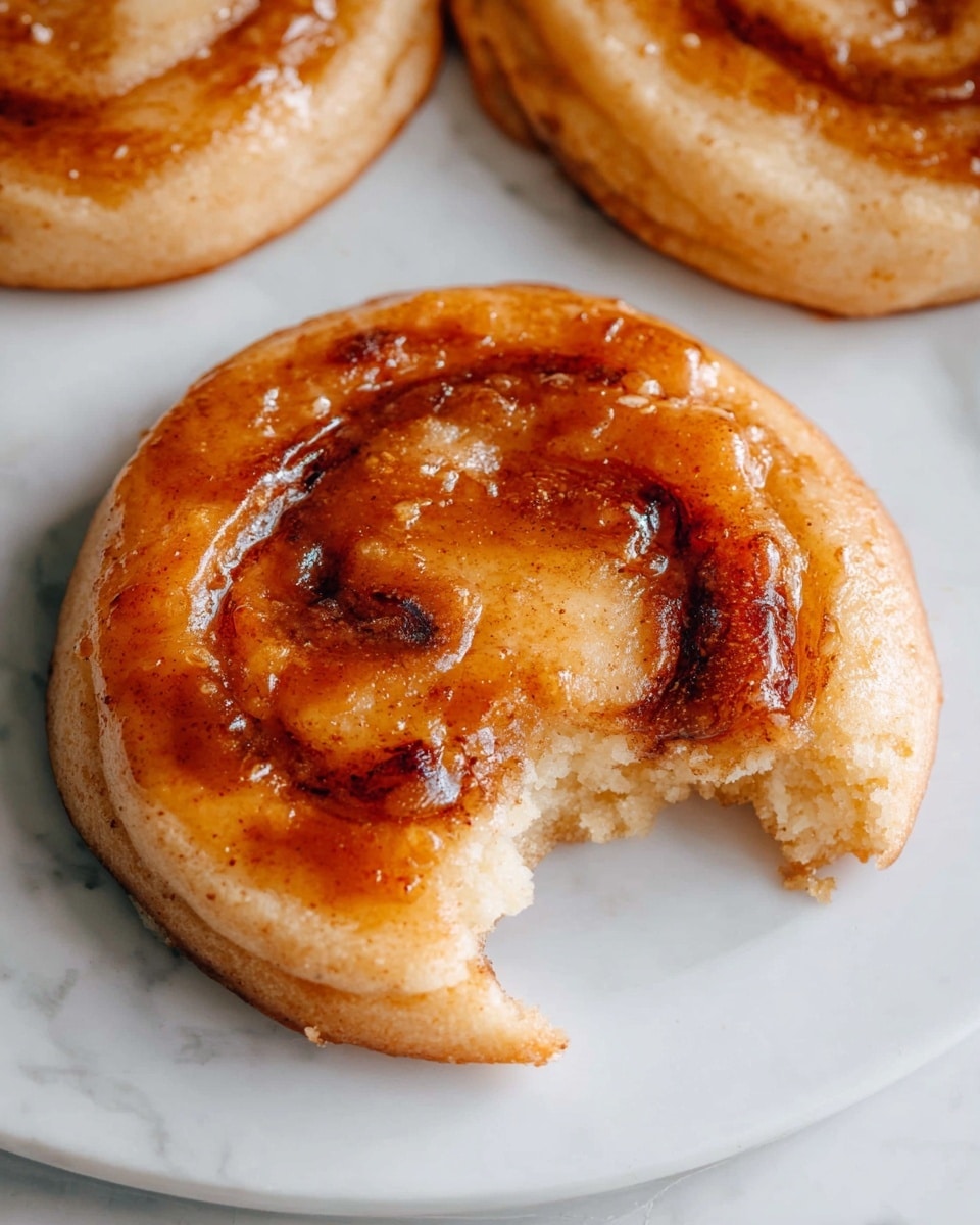 White serving platter filled with a full batch of perfectly round, golden-brown cinnamon rolls arranged closely together, each with a generous caramelized glaze and a slightly crisp, browned top, sitting on a white marble countertop, shot from a professional 3/4 angle with natural lighting, capturing the entire collection in a hero-style food magazine photo taken with an iphone --ar 4:5 --v 7