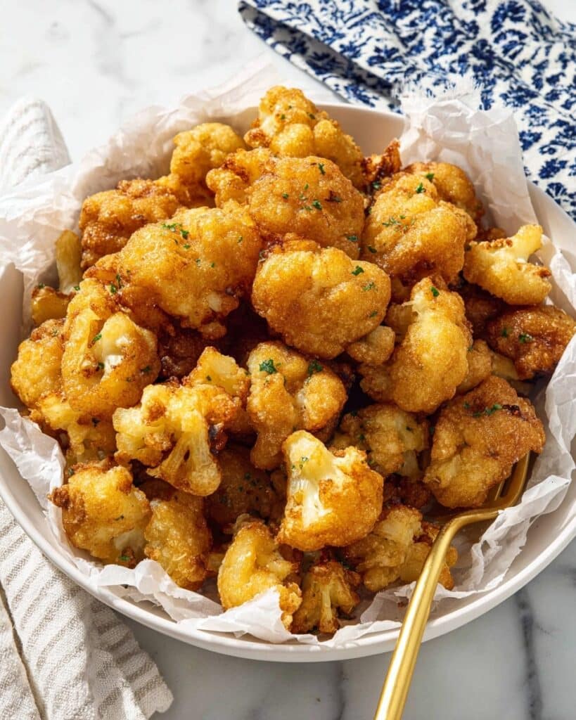Deep-Fried Cauliflower Recipe