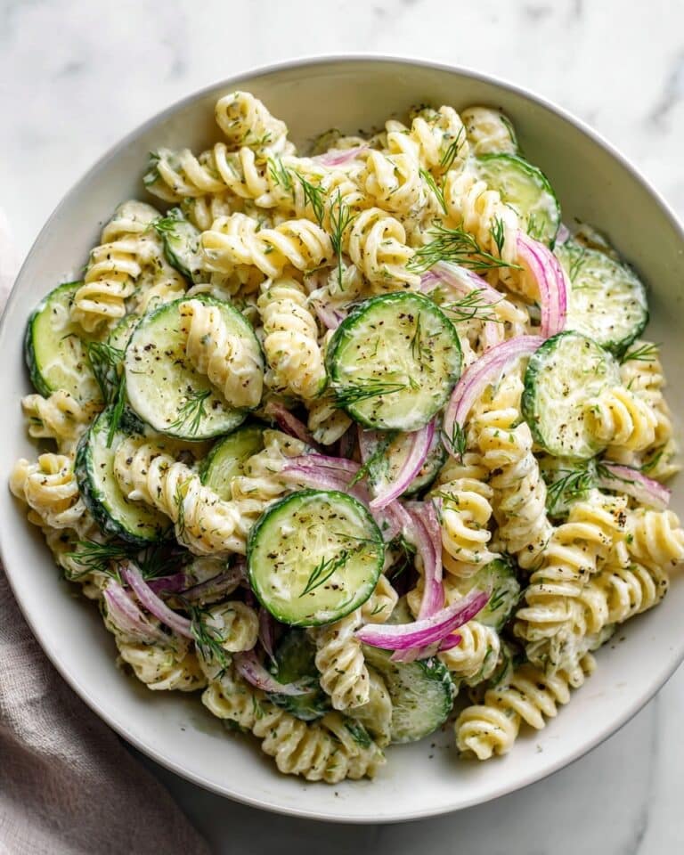 Cucumber Pasta Salad Recipe