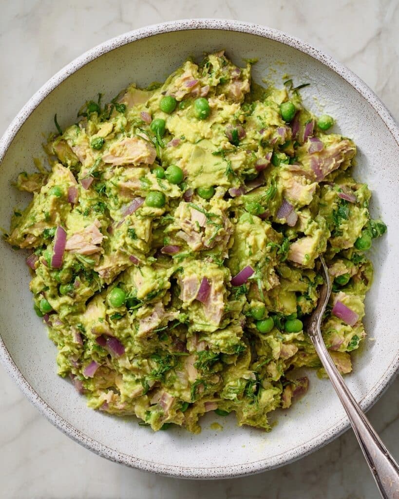 High Protein Avocado Tuna Salad (No Mayo!) Recipe