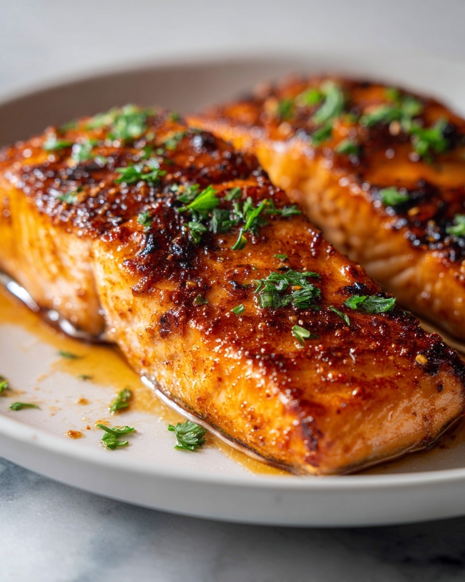 Large white oval platter featuring a whole roasted salmon fillet with crispy, golden-brown skin, garnished with finely chopped fresh herbs, surrounded by vibrant steamed broccolini arranged neatly on either side. The salmon is accompanied by a generous portion of fluffy white rice spread along the platter, and several lemon wedges elegantly placed for garnish. The entire dish is presented on a white marble countertop with natural lighting, captured in a professional 3/4 angle shot emphasizing texture and freshness, like a hero shot from a food magazine, photo taken with an iphone --ar 4:5 --v 7