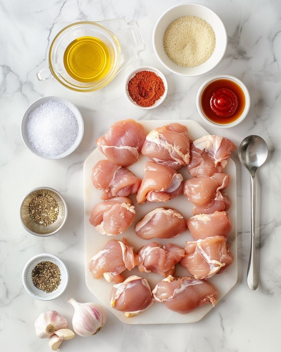 Single white plate featuring a close-up of one grilled chicken thigh portion glazed with a rich, sticky barbecue sauce, charred edges visible to highlight smoky flavor, tender interior texture with slight glaze sheen, natural lighting emphasizing the caramelized surface, placed on a white marble background, styled like a food blog individual serving photo taken with an iphone --ar 4:5 --v 7