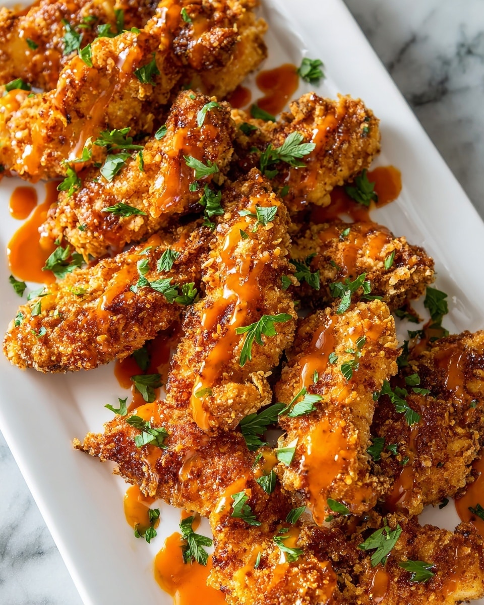 Hot Honey Air Fryer Chicken Tenders Recipe