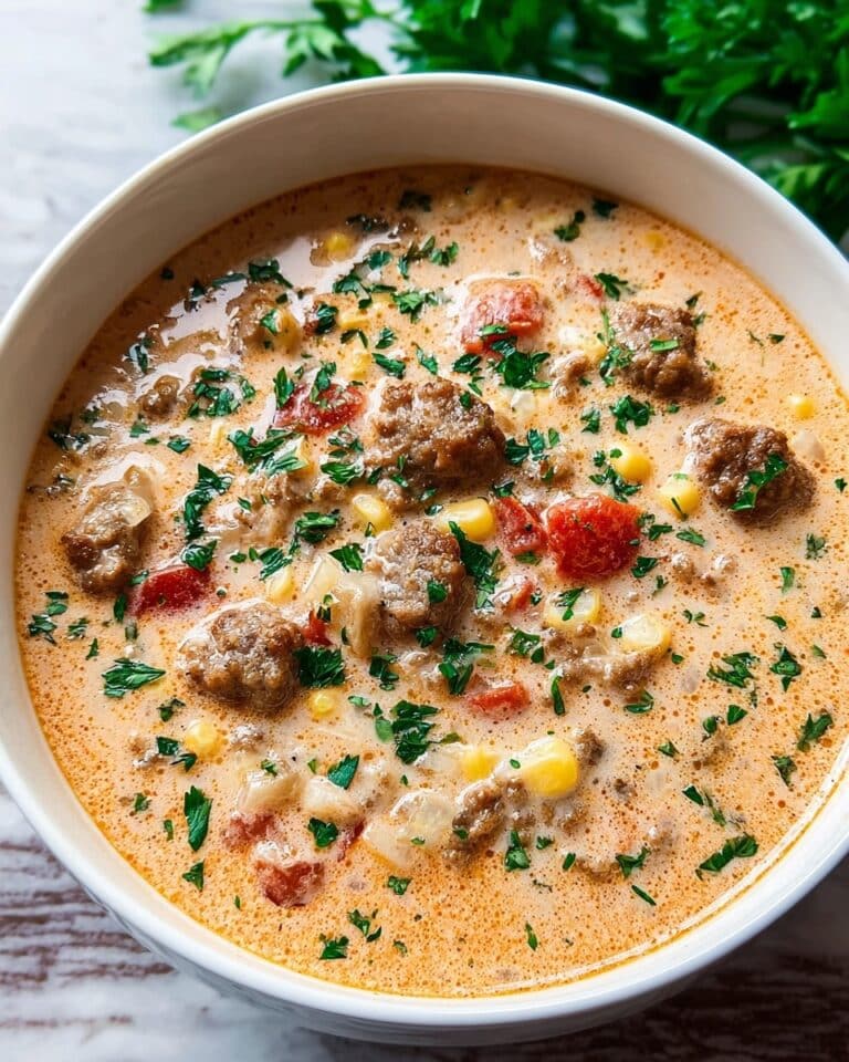 Creamy Parmesan Italian Sausage Ditalini Soup Recipe