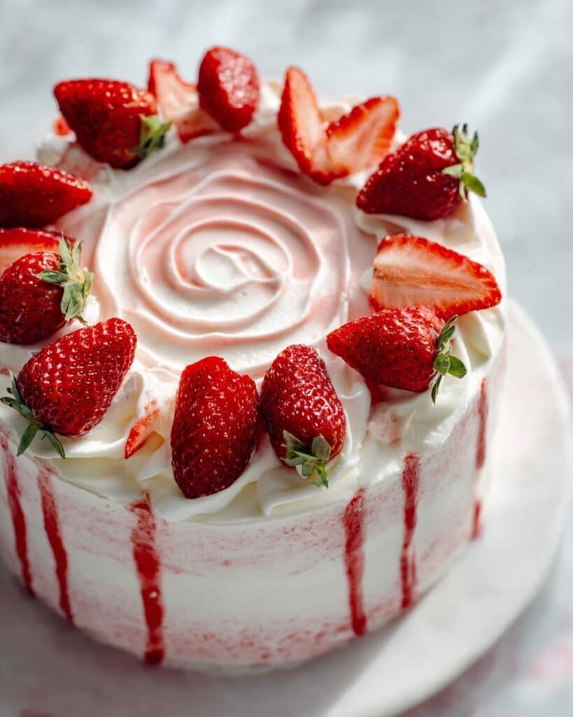 Easy Strawberry Shortcake Cake Recipe
