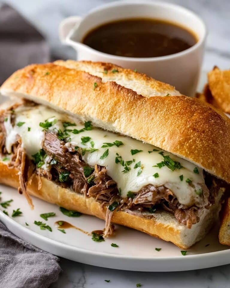 Crockpot French Dip Sandwiches Recipe