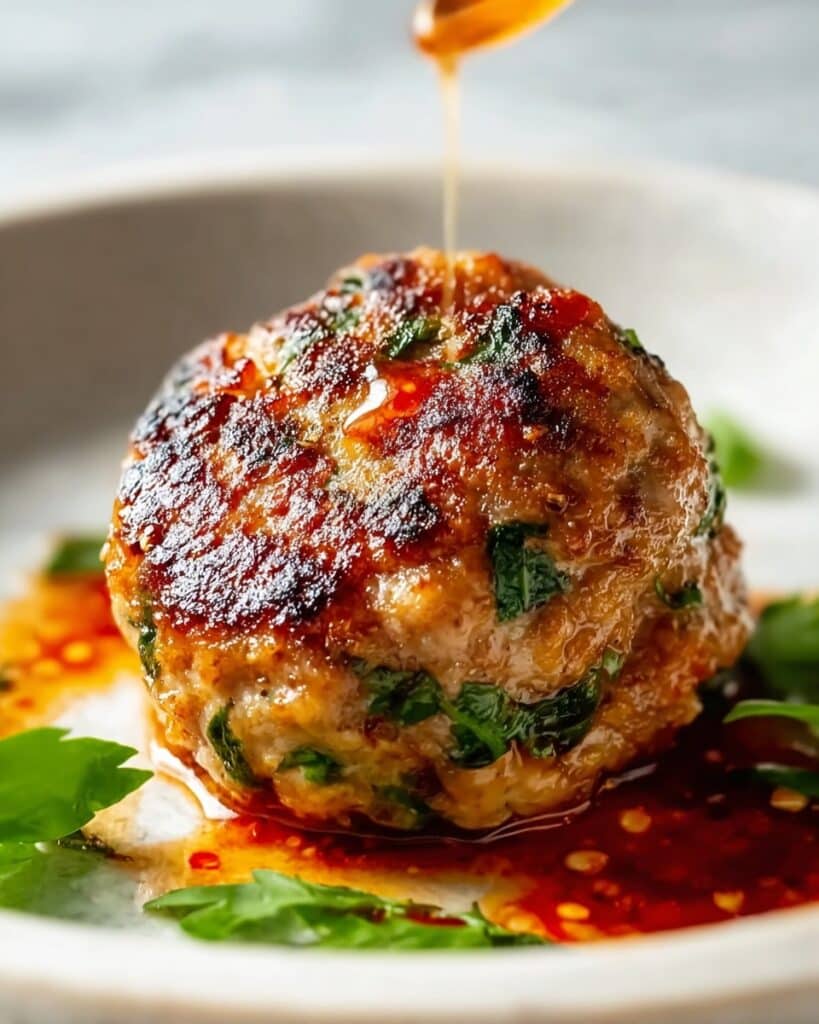 Juicy Baked Turkey Zucchini Meatballs Recipe