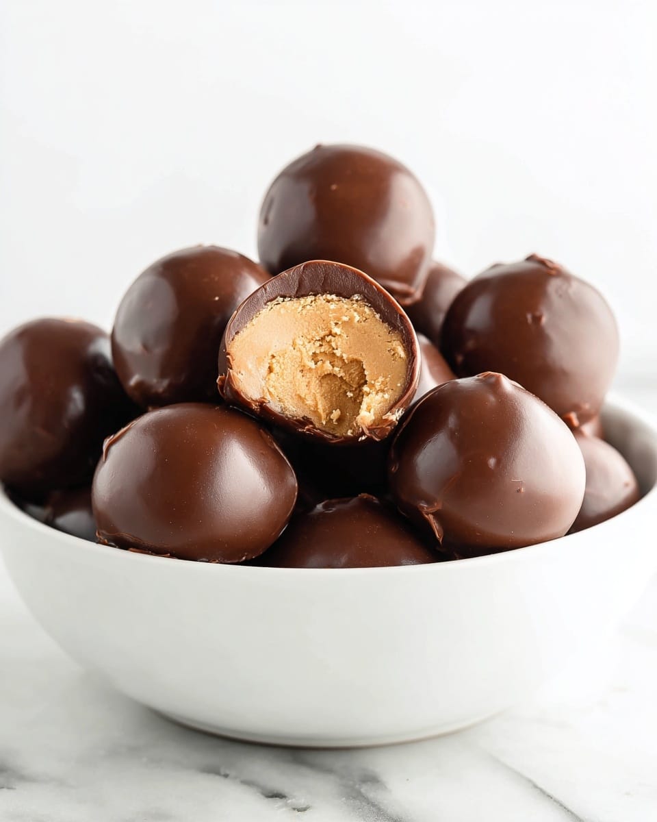 Easy Chocolate Peanut Butter Balls Recipe