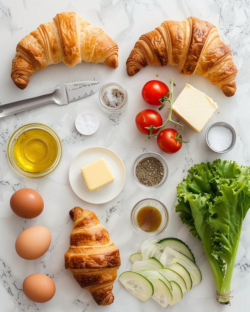 Single white plate featuring a close-up, angled view of one hearty croissant sandwich filled with two layers of juicy hamburger patties and melted sharp cheddar cheese, topped with fresh pickle slices, crisp lettuce, and a ripe tomato slice, revealing the flaky, golden layers of the buttery croissant bun and the rich textures of the meat and cheese, natural lighting highlights the mouthwatering details, set on a white marble surface, intimate plated serving photo taken with an iphone --ar 4:5 --v 7
