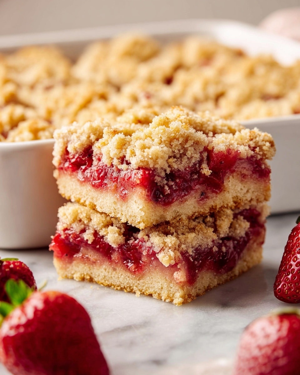 Vegan Strawberry Crumb Cake Recipe