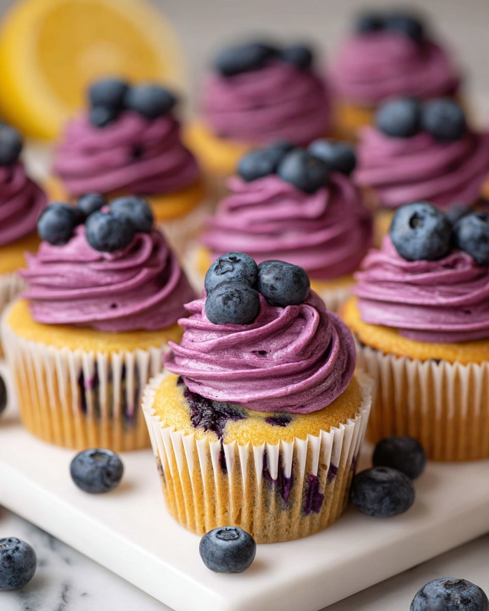 Vegan Lemon Blueberry Cupcakes Recipe
