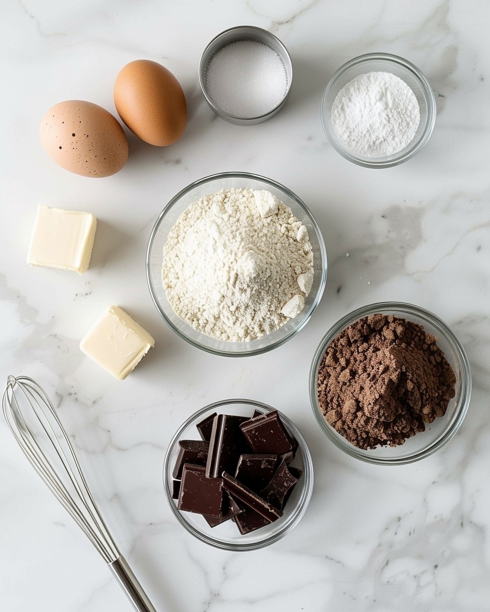 Single white bowl plated with a generous portion of warm chocolate pudding cake featuring a rich, moist interior visible along the edges, topped with a swirl of fluffy whipped cream, surrounded by glossy, thick chocolate sauce pooling at the base, close-up angled shot capturing the texture contrast between the soft cake and smooth sauce, placed on a white marble surface with natural lighting, styled like a food blog serving photo taken with an iphone --ar 4:5 --v 7