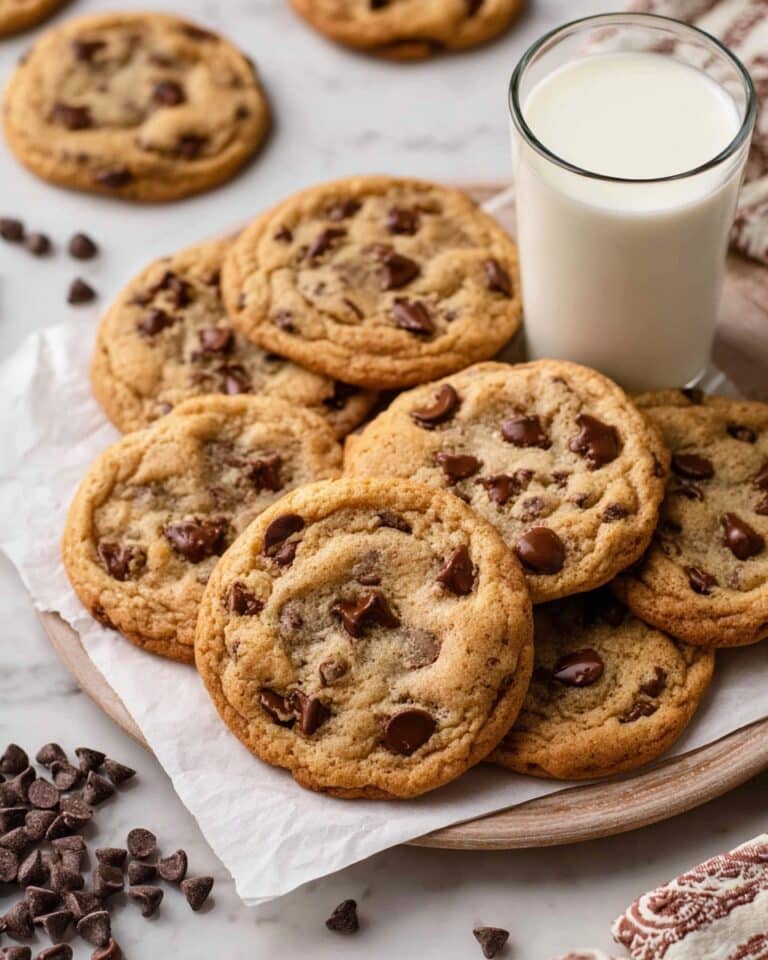 Brown Butter Sourdough Discard Chocolate Chip Cookies Recipe