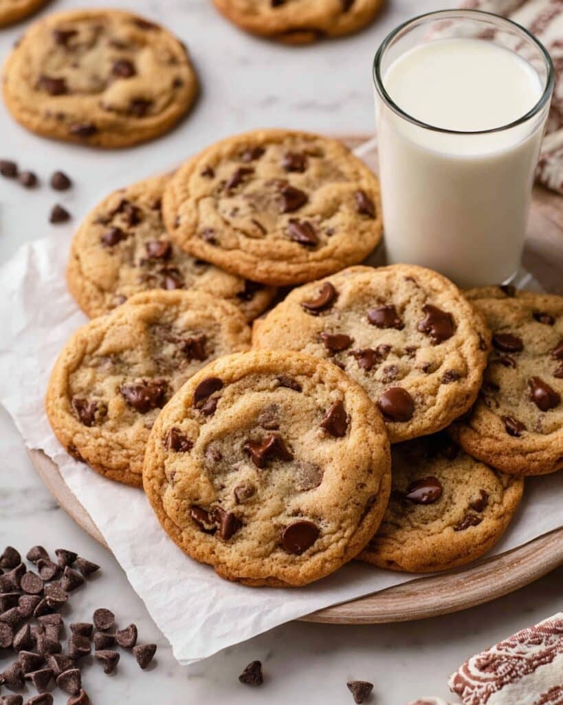 Brown Butter Sourdough Discard Chocolate Chip Cookies Recipe