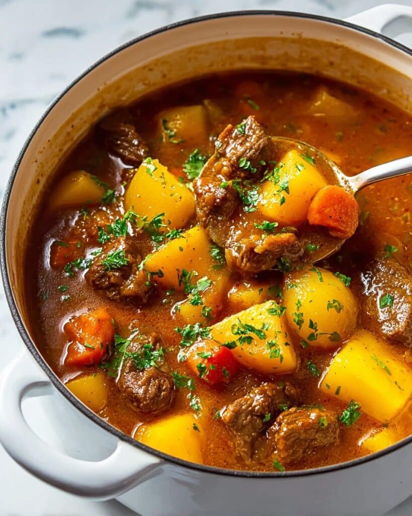 Carne con Papas: Spicy Beef and Potatoes Stew Recipe
