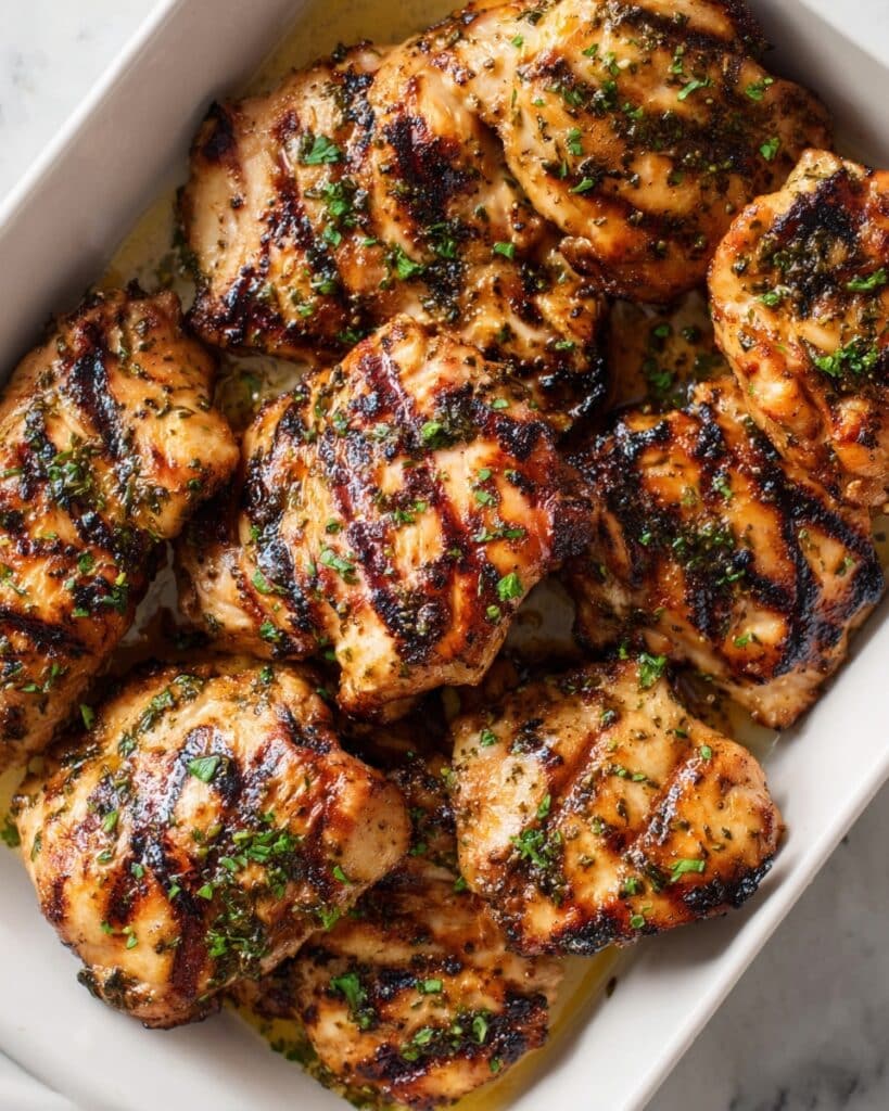 Mayo Marinated Grilled Chicken Thighs Recipe