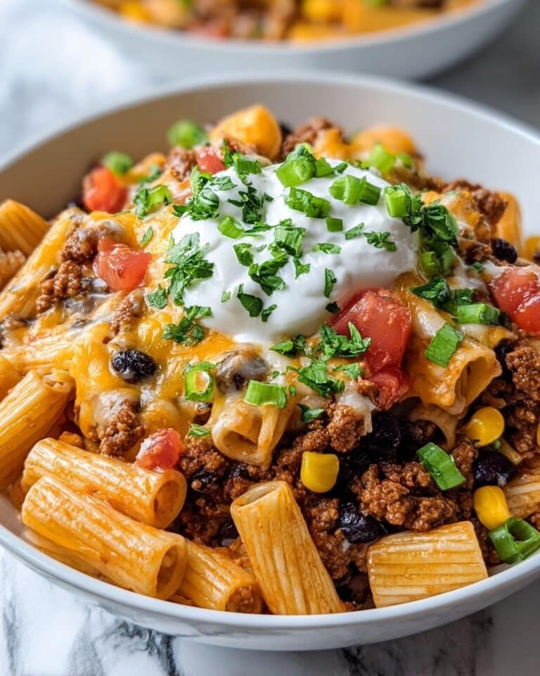 Loaded Taco Pasta Bake Recipe