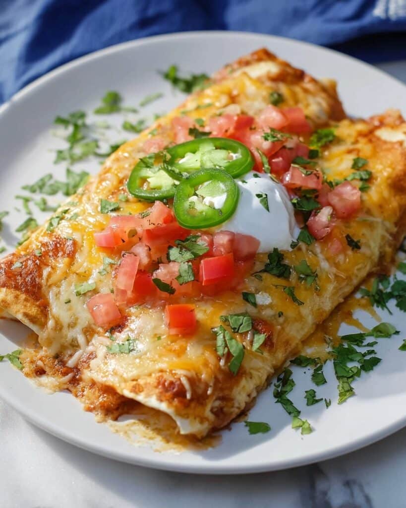 Smothered Chicken Burritos Recipe