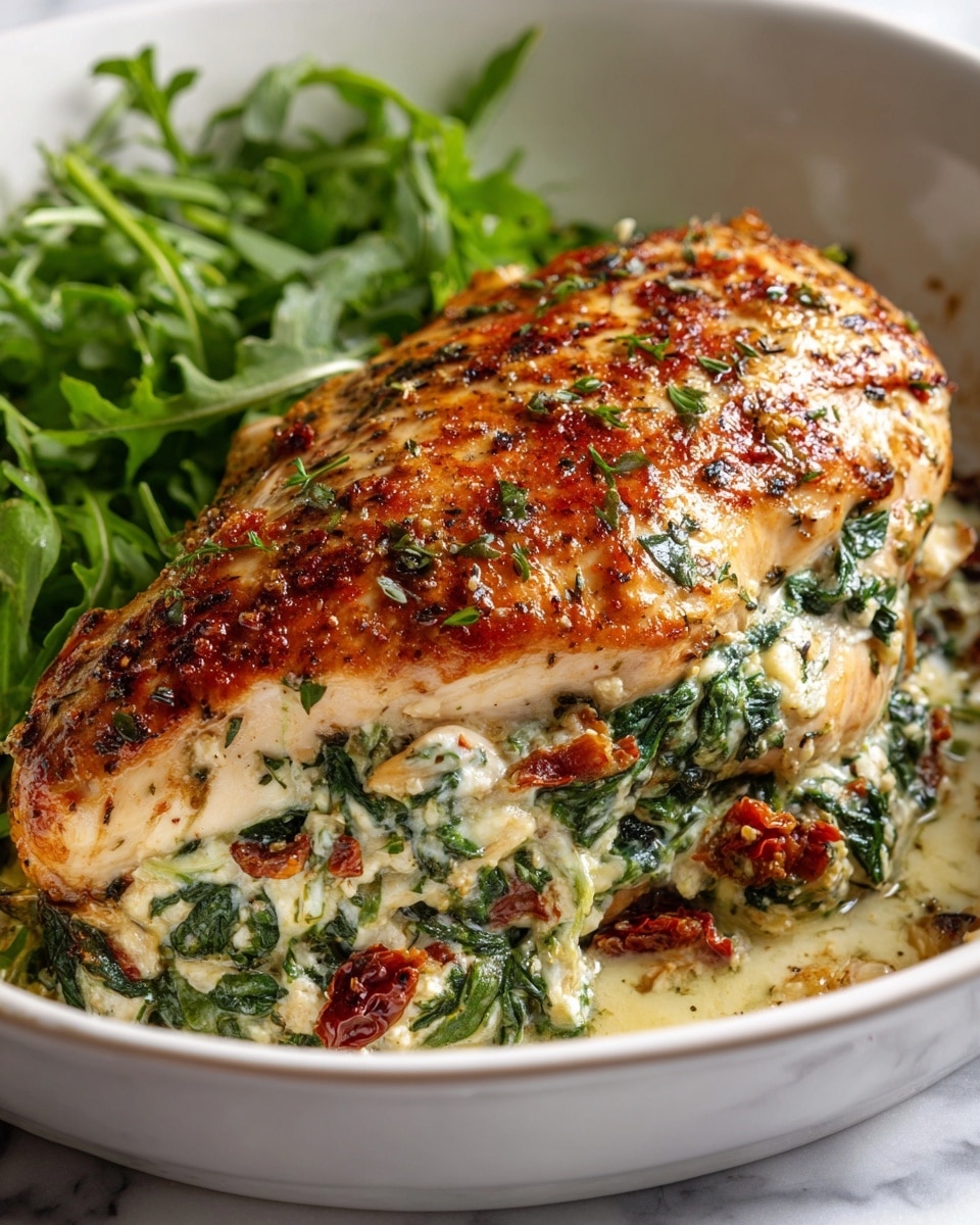 Stuffed Tuscan Chicken Recipe