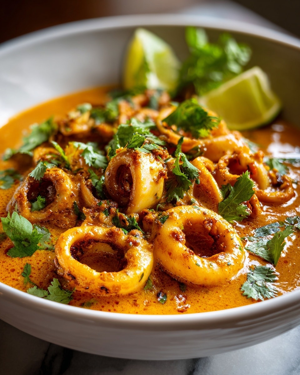 Delightful Squid Ring and Coconut Curry Recipe