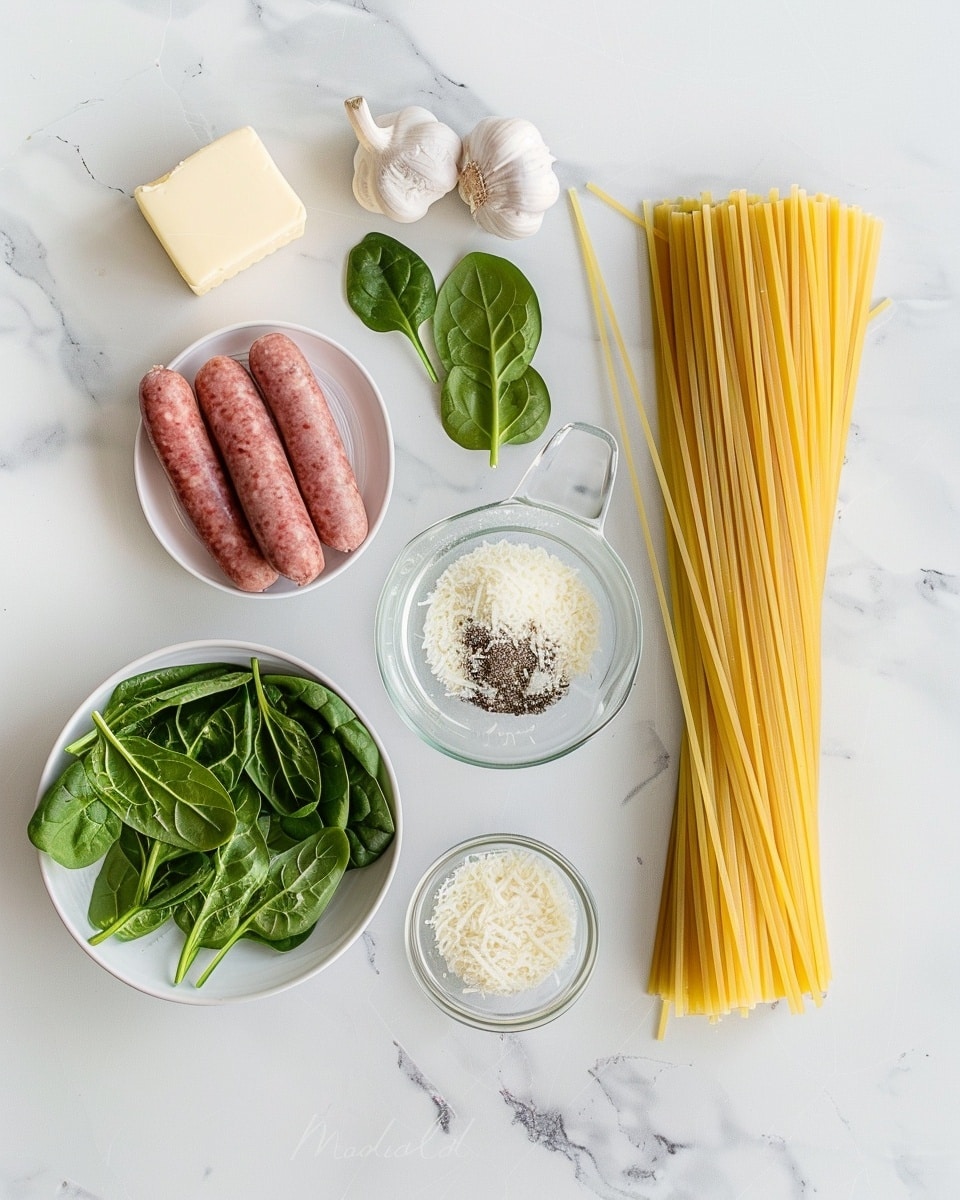 Single white bowl containing a close-up, intimate serving of spaghetti topped with a rich, meaty ragu sauce with visible ground beef and wilted spinach, layered generously with melted golden cheese on top, strands of pasta lightly coated in a savory tomato sauce, shot at an angled view showing depth and texture, set on a white marble surface with natural lighting, styled as a ready-to-eat plated portion, photo taken with an iphone --ar 4:5 --v 7