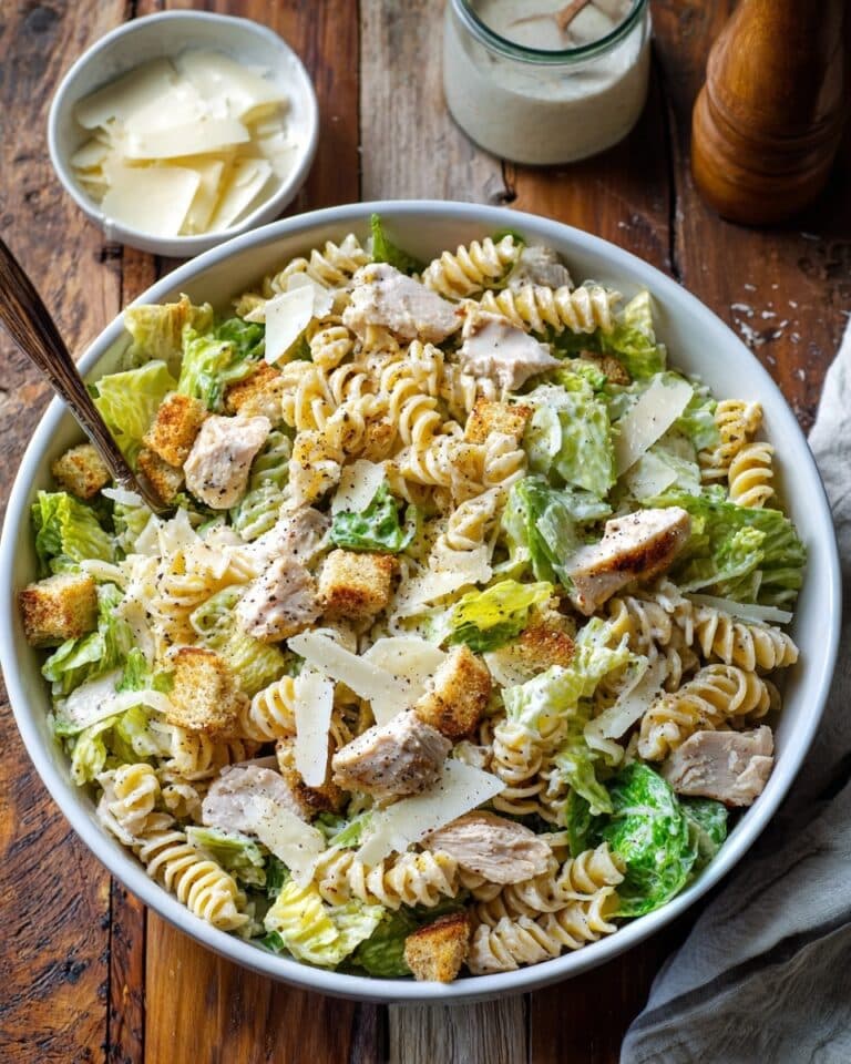 Chicken Caesar Pasta Salad Recipe